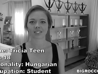 18yo hungarian babe in casting - Tricia Teen, Rocco Siffredi 6 min